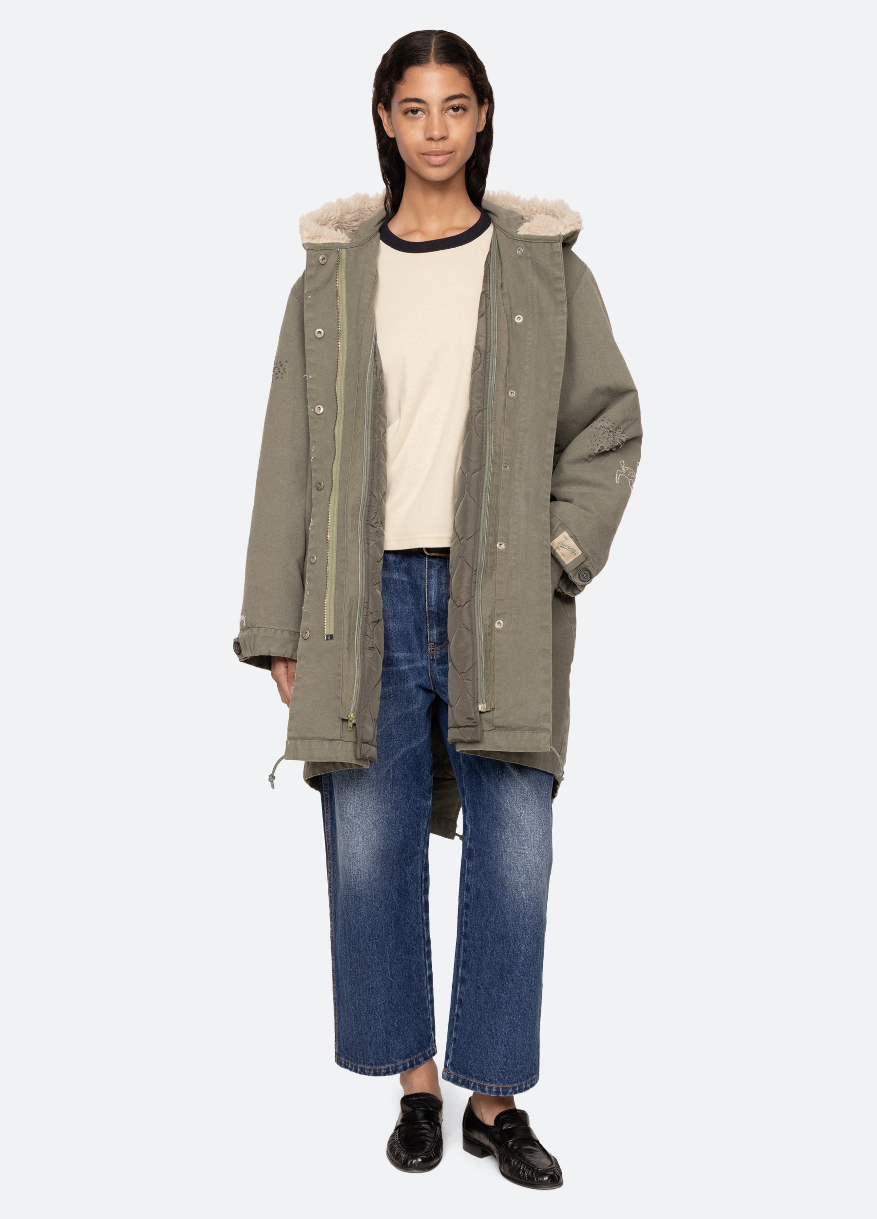 ジャケット・アウター Emma Taylor MILITARY FLARE HOOD COAT Emma Taylor(エマテイラー)の「MILITARY FLARE HOOD COAT」 - PARTE