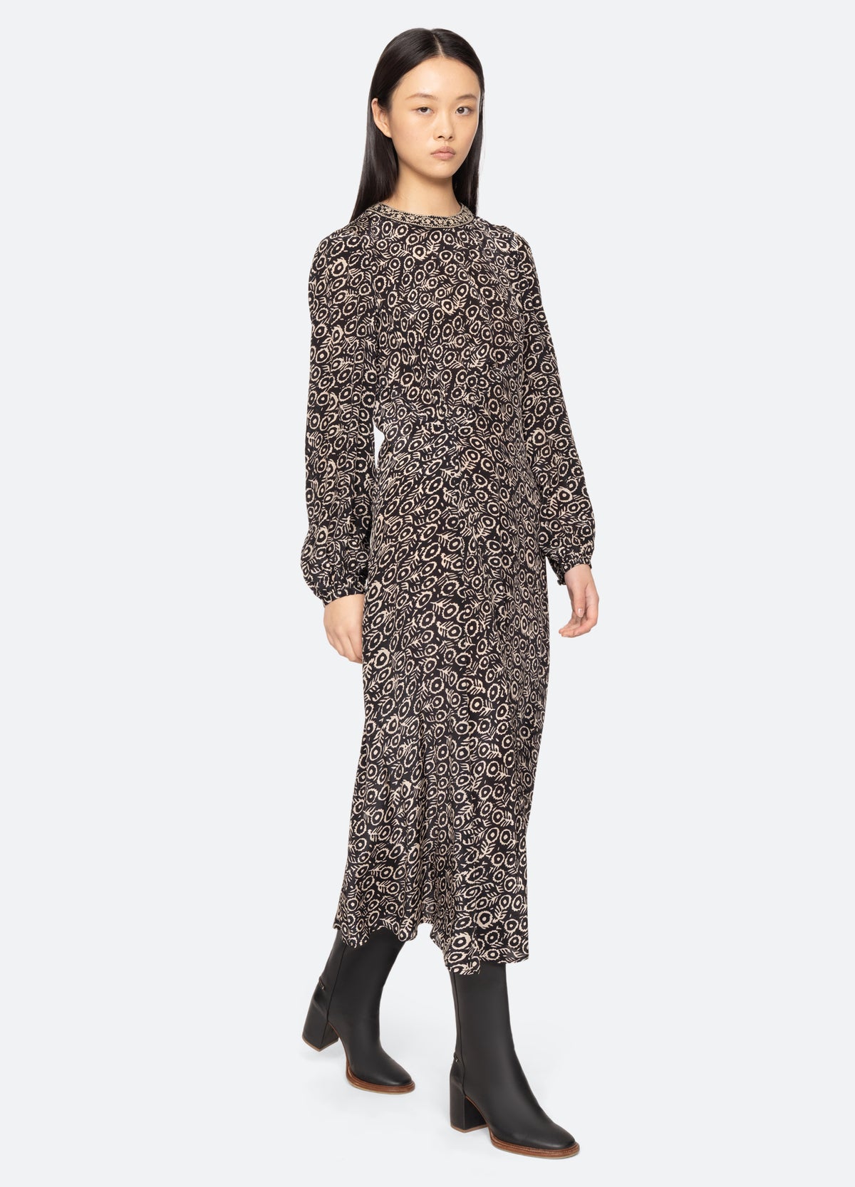 multi-emmeline dress-front view