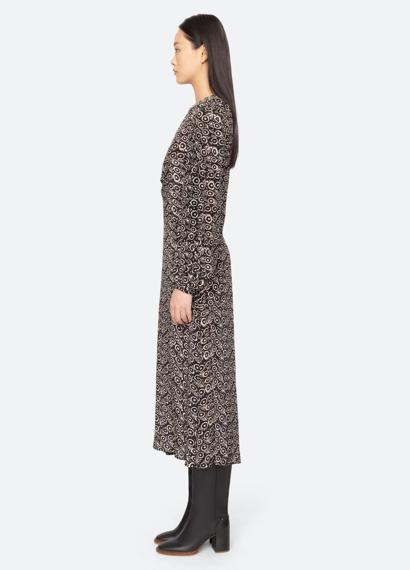 emmeline midi dress Emmeline Sequin Midi Dress In Wine