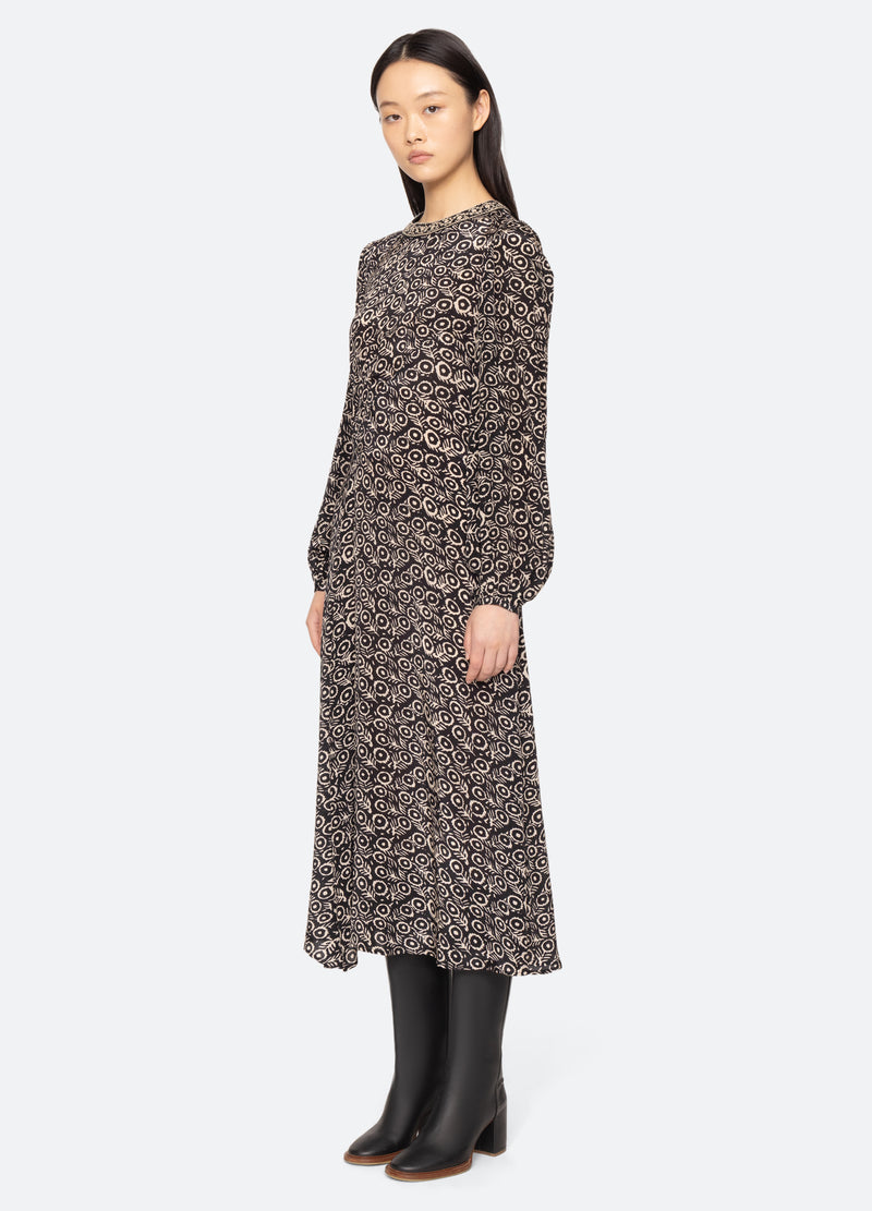 multi-emmeline dress-three quarter view - 4