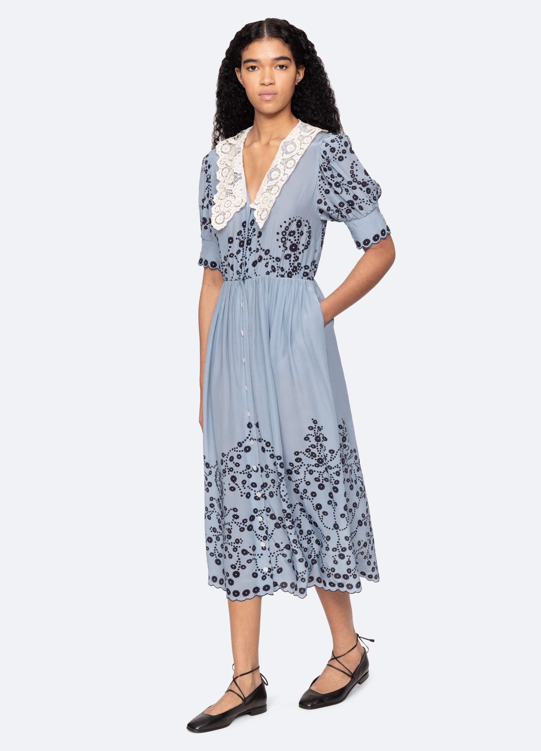 Frances Dress – Sea, New York