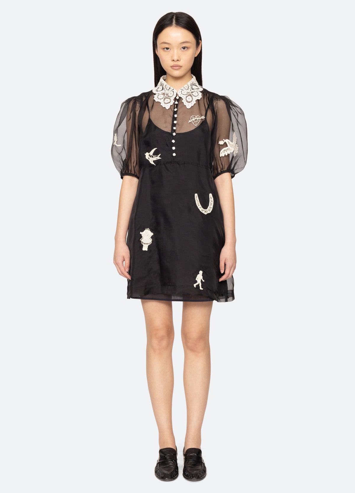 sea mini dress Alemais Sea Mini Dress in Cream (TS) Hampden Clothing