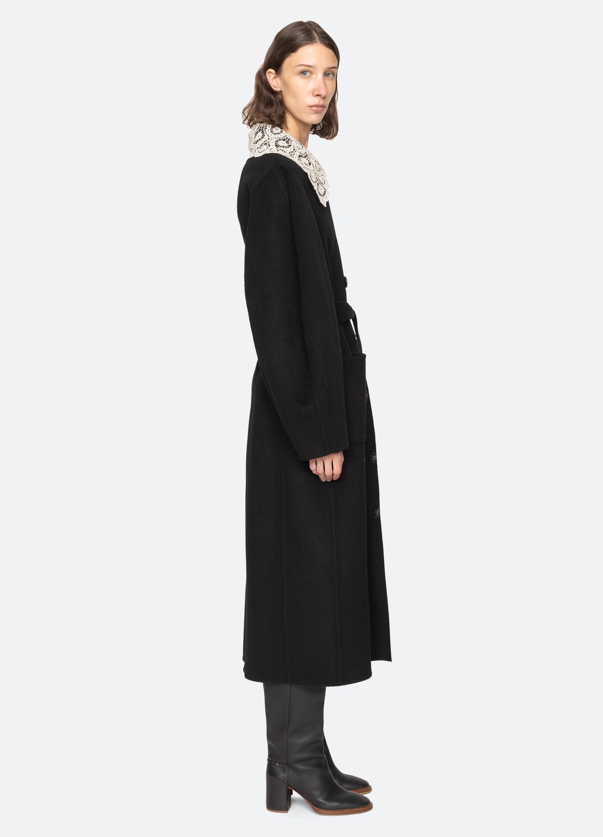 black-ellison coat-side view - 5