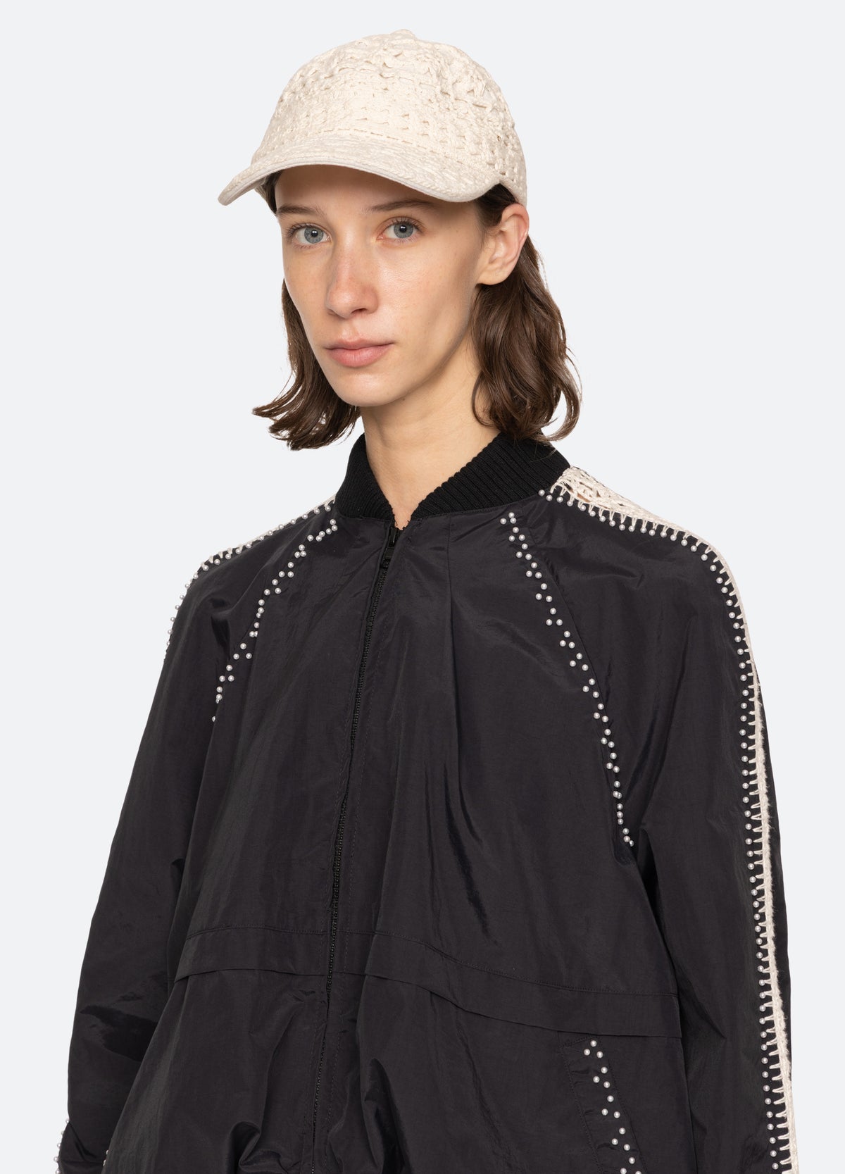  cream-lyra cap-front view - 3