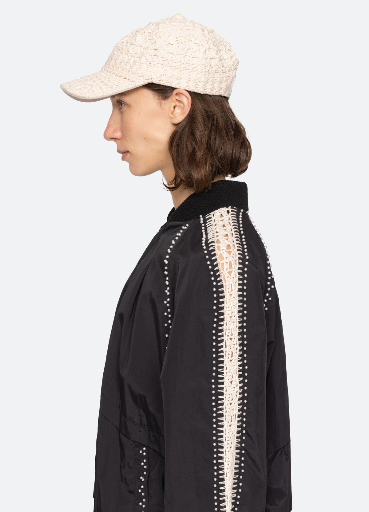 cream-lyra cap-side view - 5