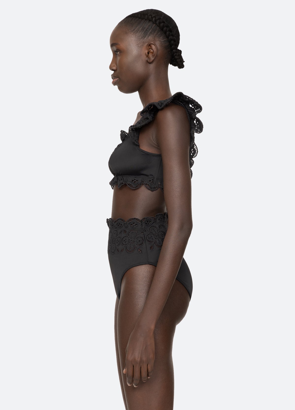 black-babette bikini top-side view - 3