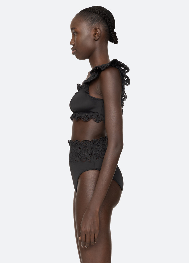 black-babette bikini top-side view - 3