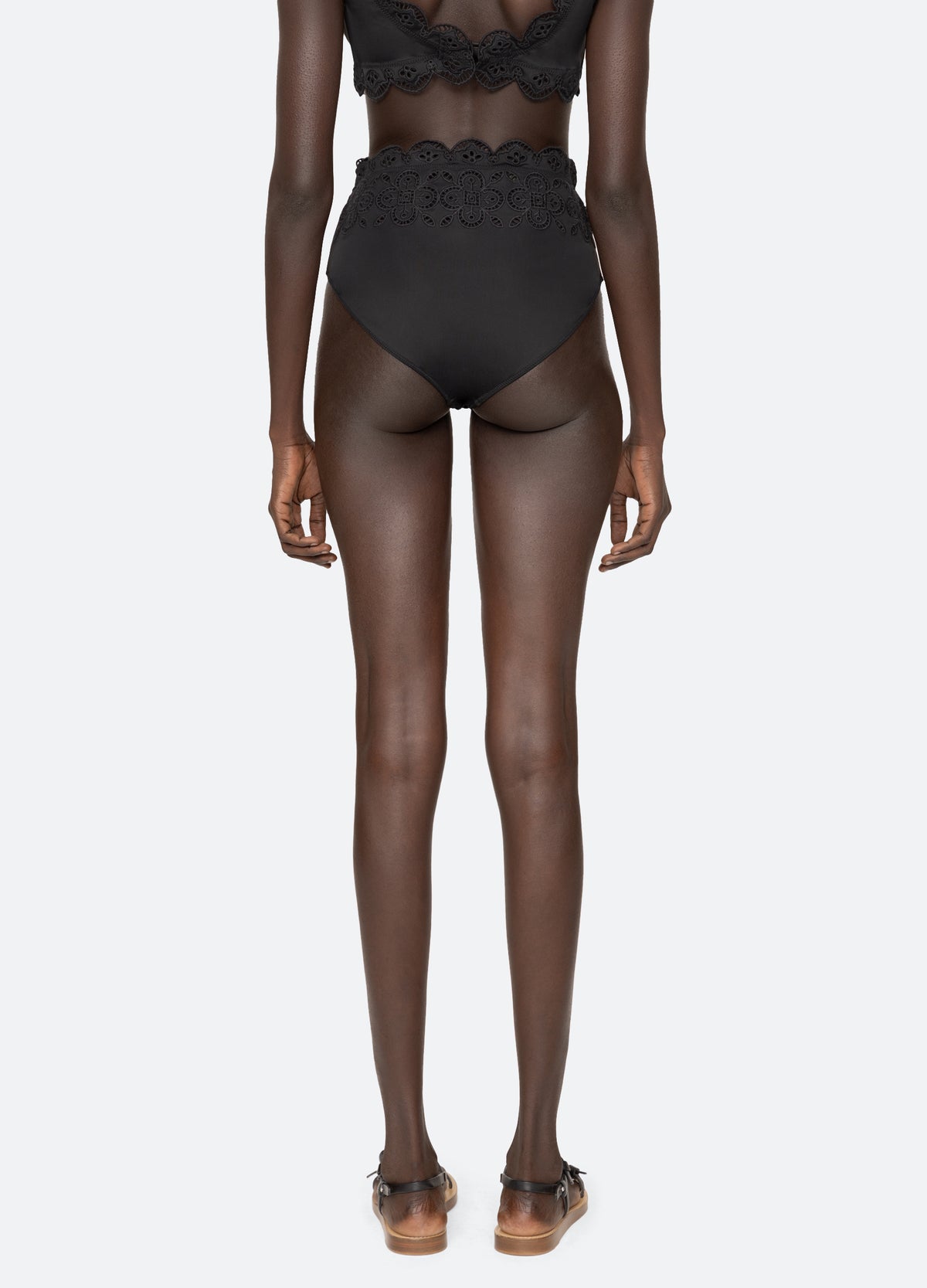 black-babette bikini bottom-back view - 3