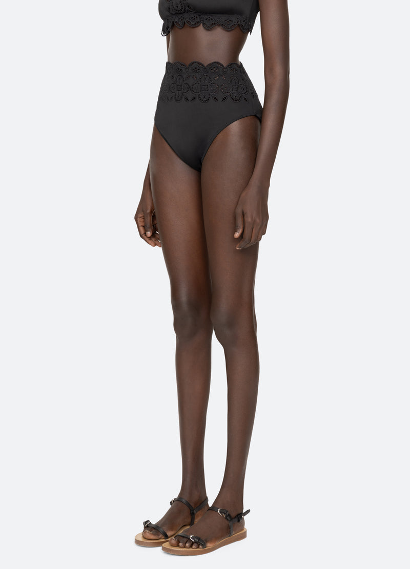 black-babette bikini bottom-three quarter view - 5