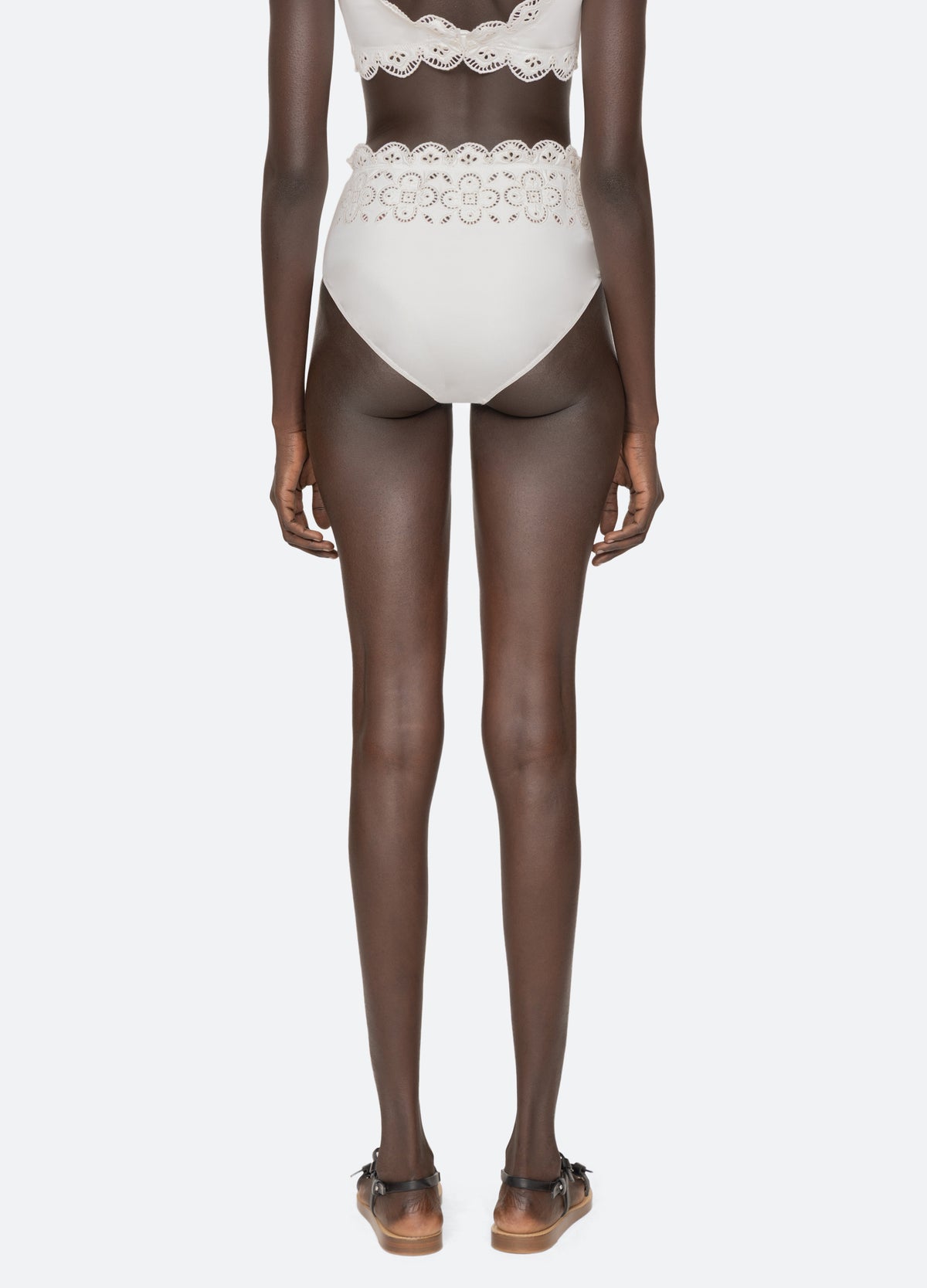 white-babette bikini bottom-back view - 9