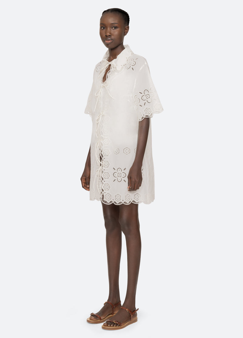 white-babette coverup-three quarter view - 5