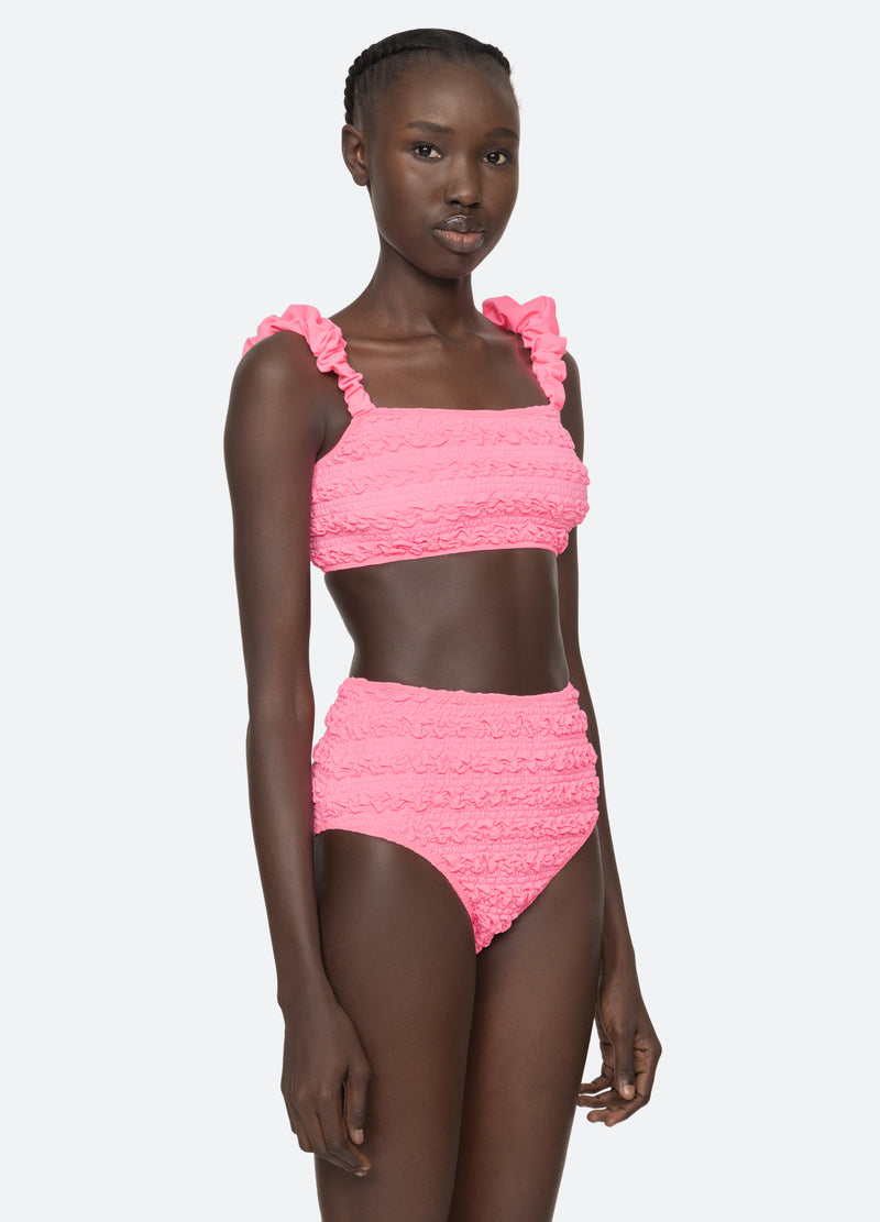 pink-cybelle bikini top-three quarter view - 5