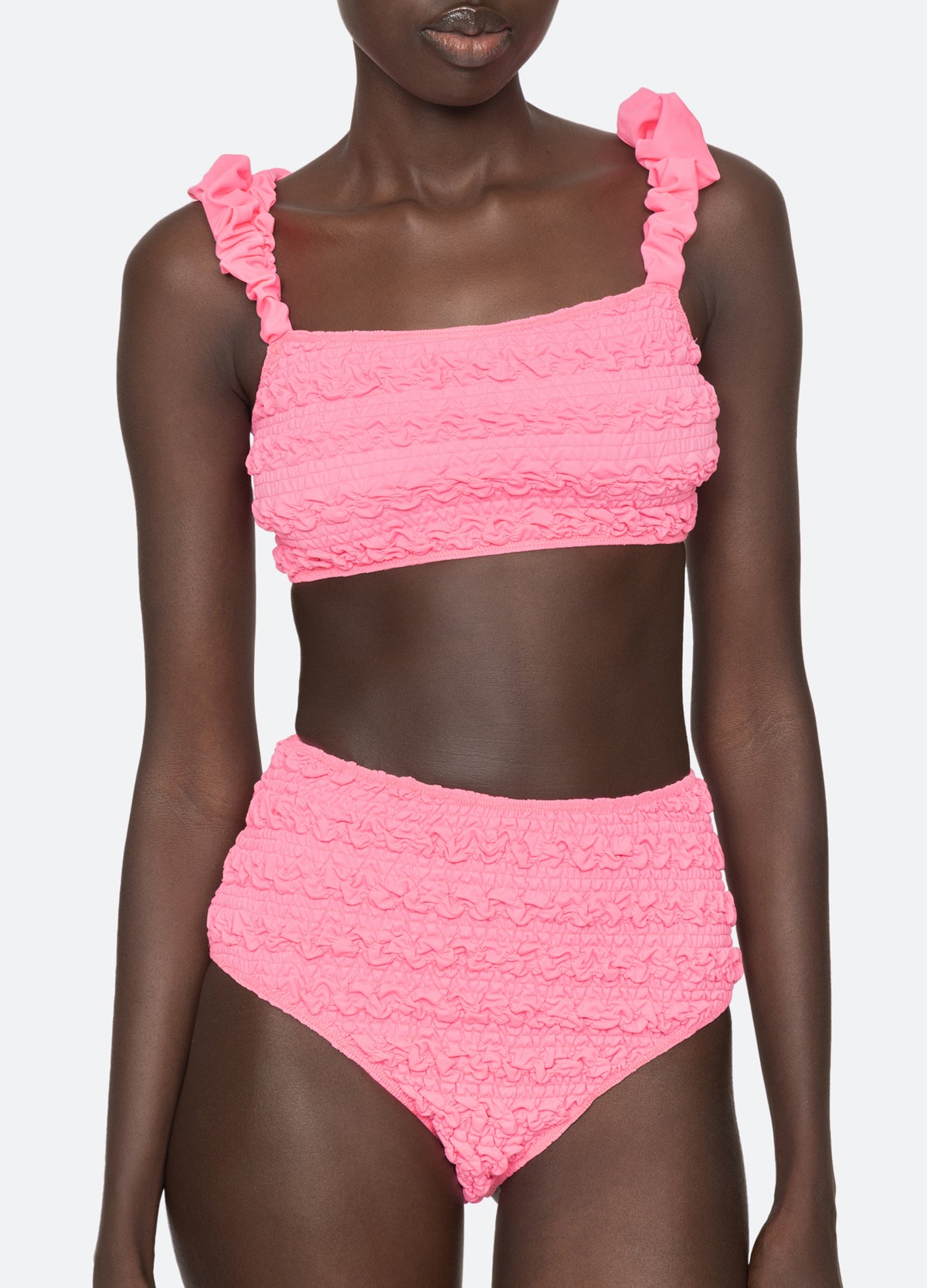 pink-cybelle bikini top-detail view - 7