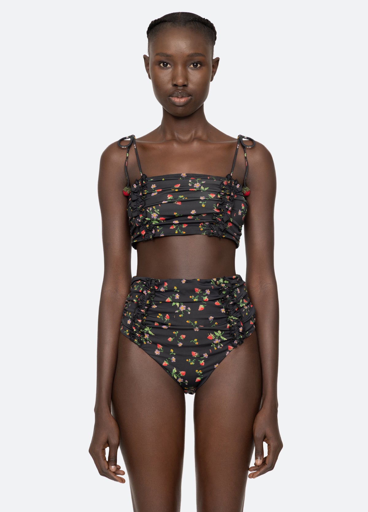 multi-katarina bikini top-front view