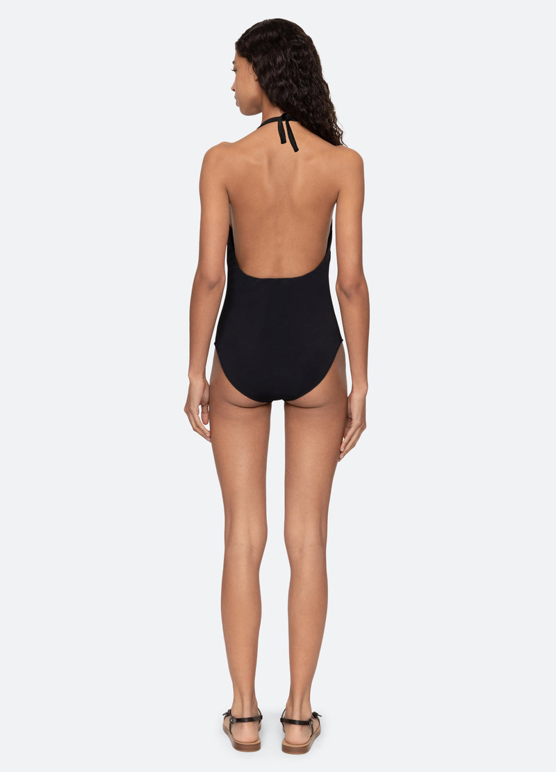 black-kendall one piece-back view - 3