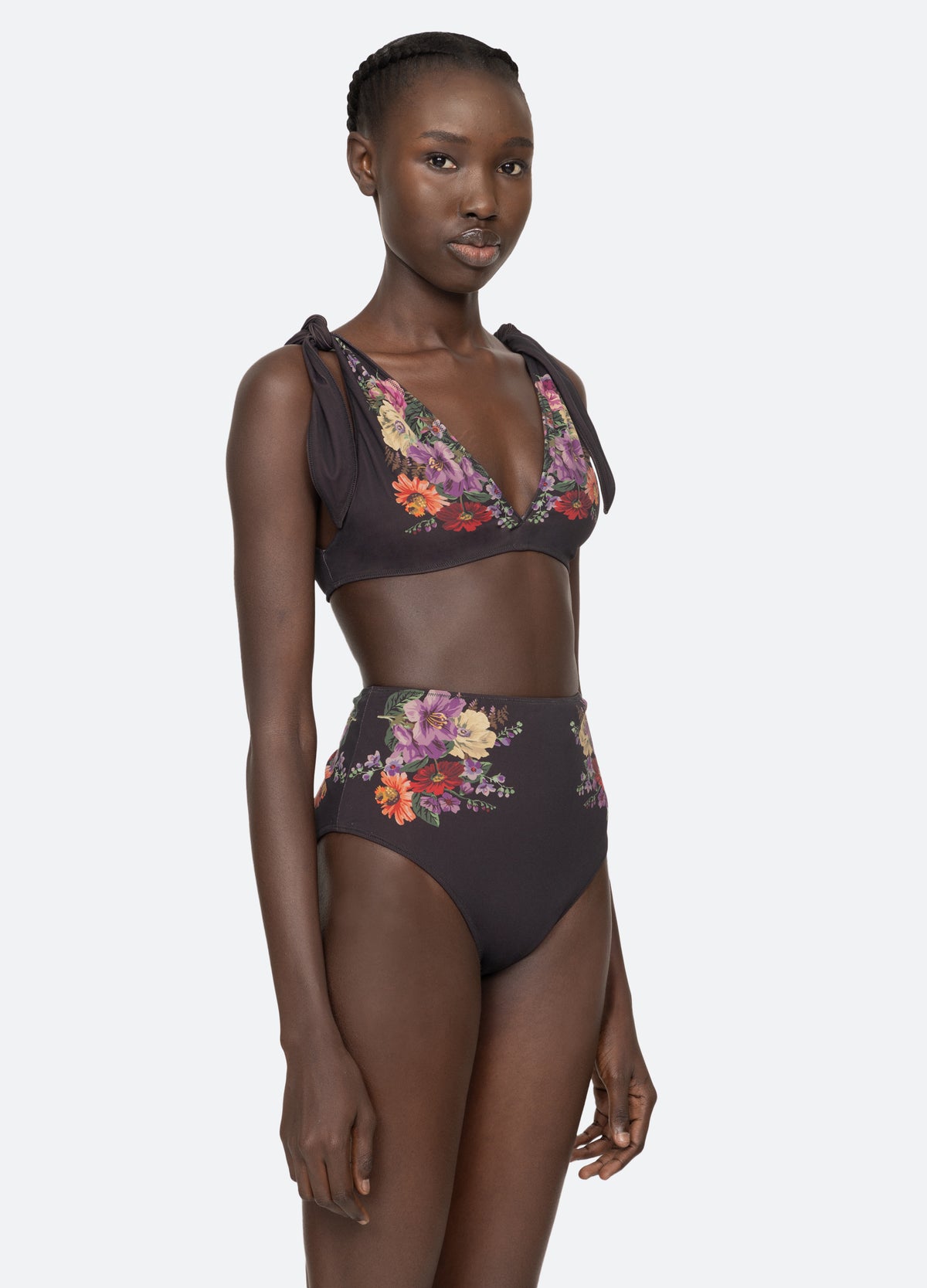 multi-viktoria bikini top-three quarter view - 5