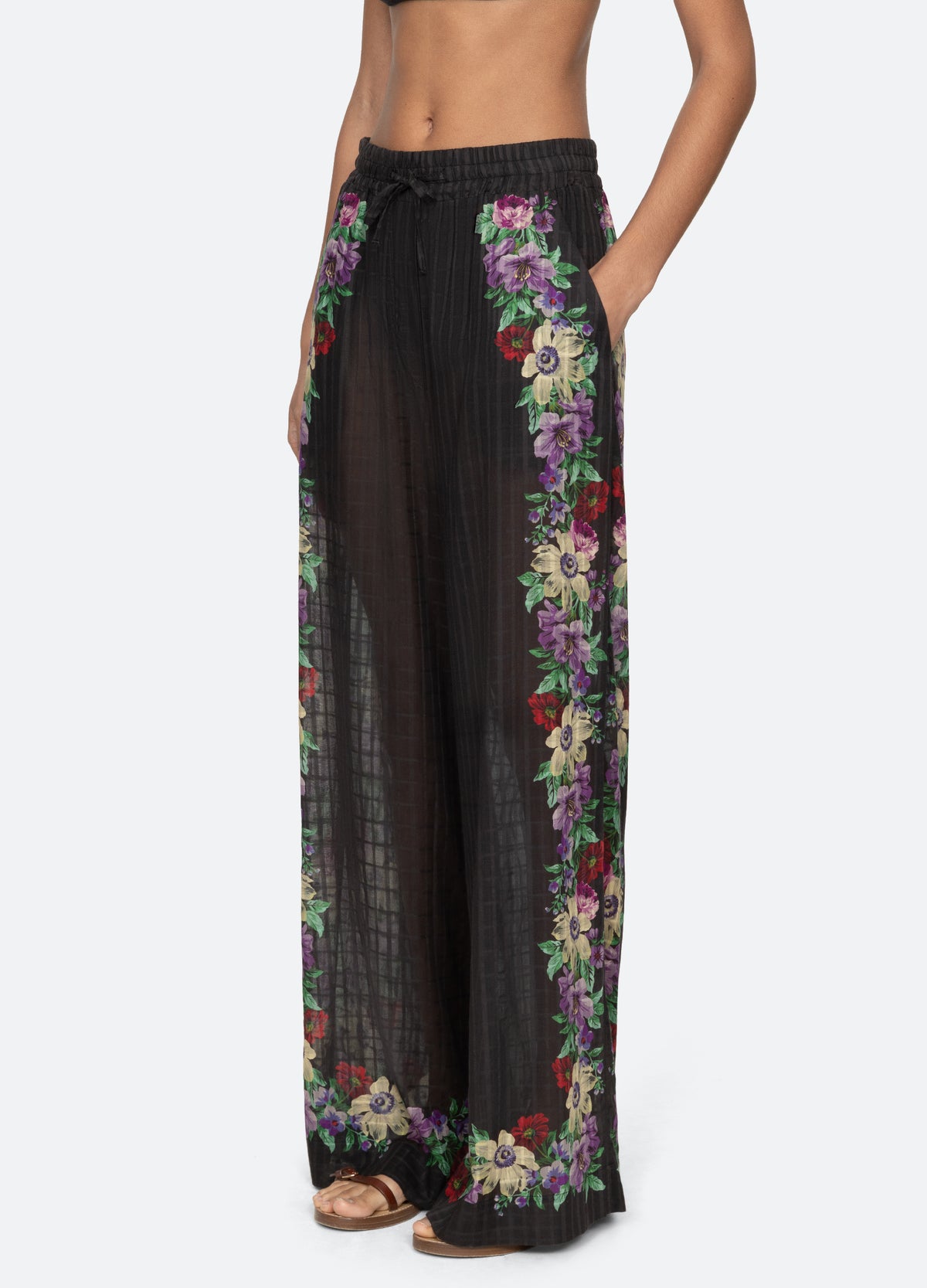 multi-viktoria pants-three quarter view - 5