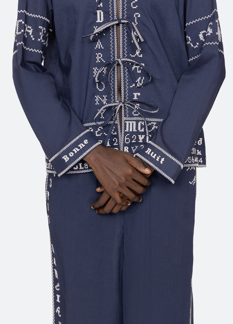 navy-kit pj set-detail view - 17