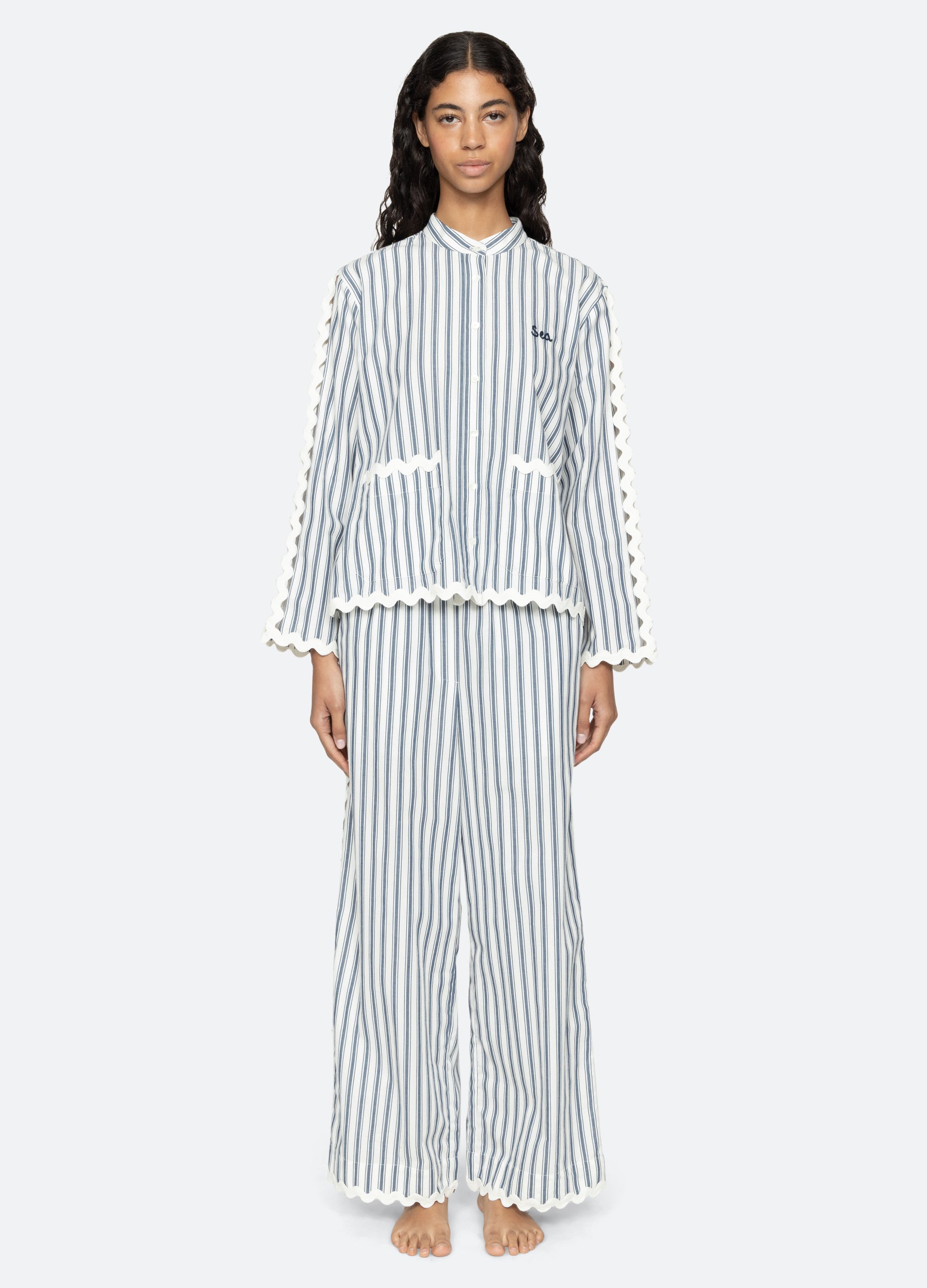 ⭐︎⭐︎RIMI⭐︎⭐︎ 様 Sea New York RICHA SLEEPWEAR Richa PJ Set – Sea, New York