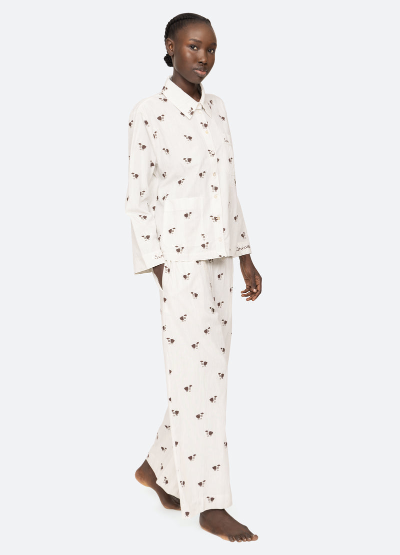 multi-ruthie pj set-walking view - 1