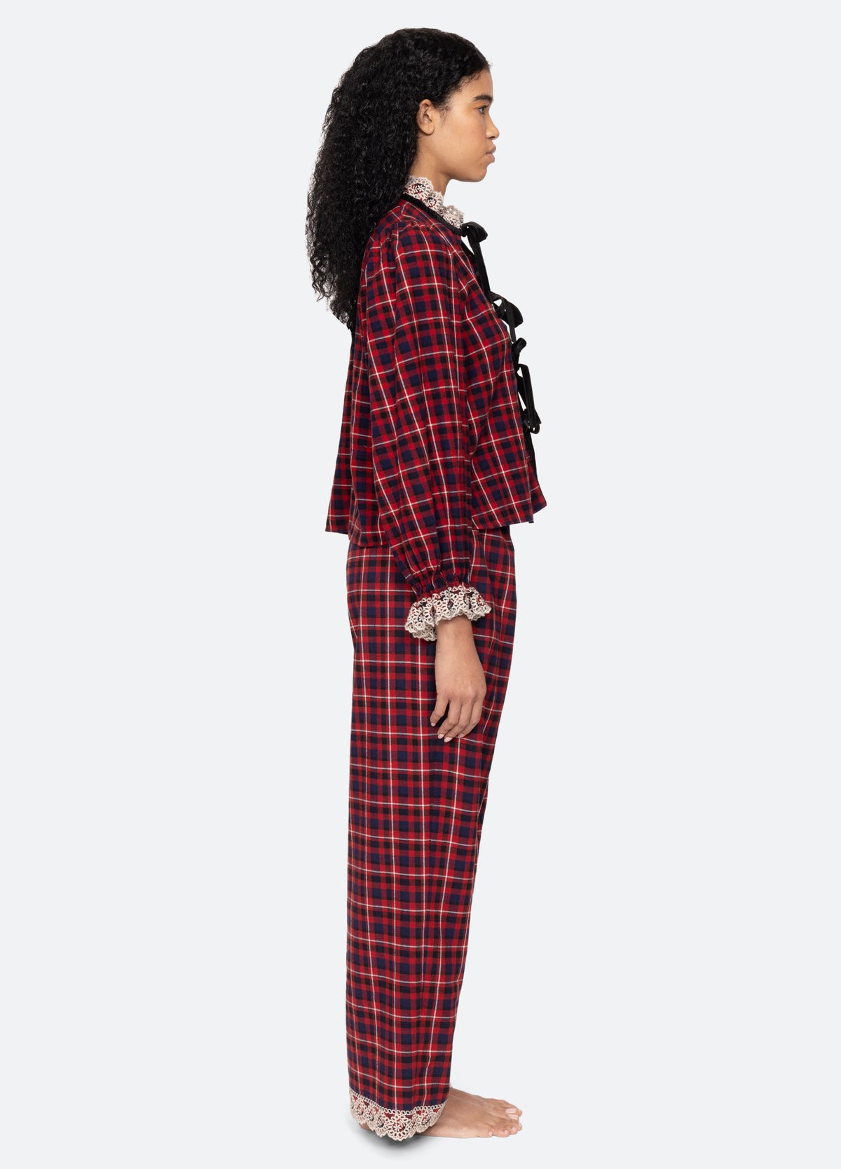 red-zahara pj set-side view - 5