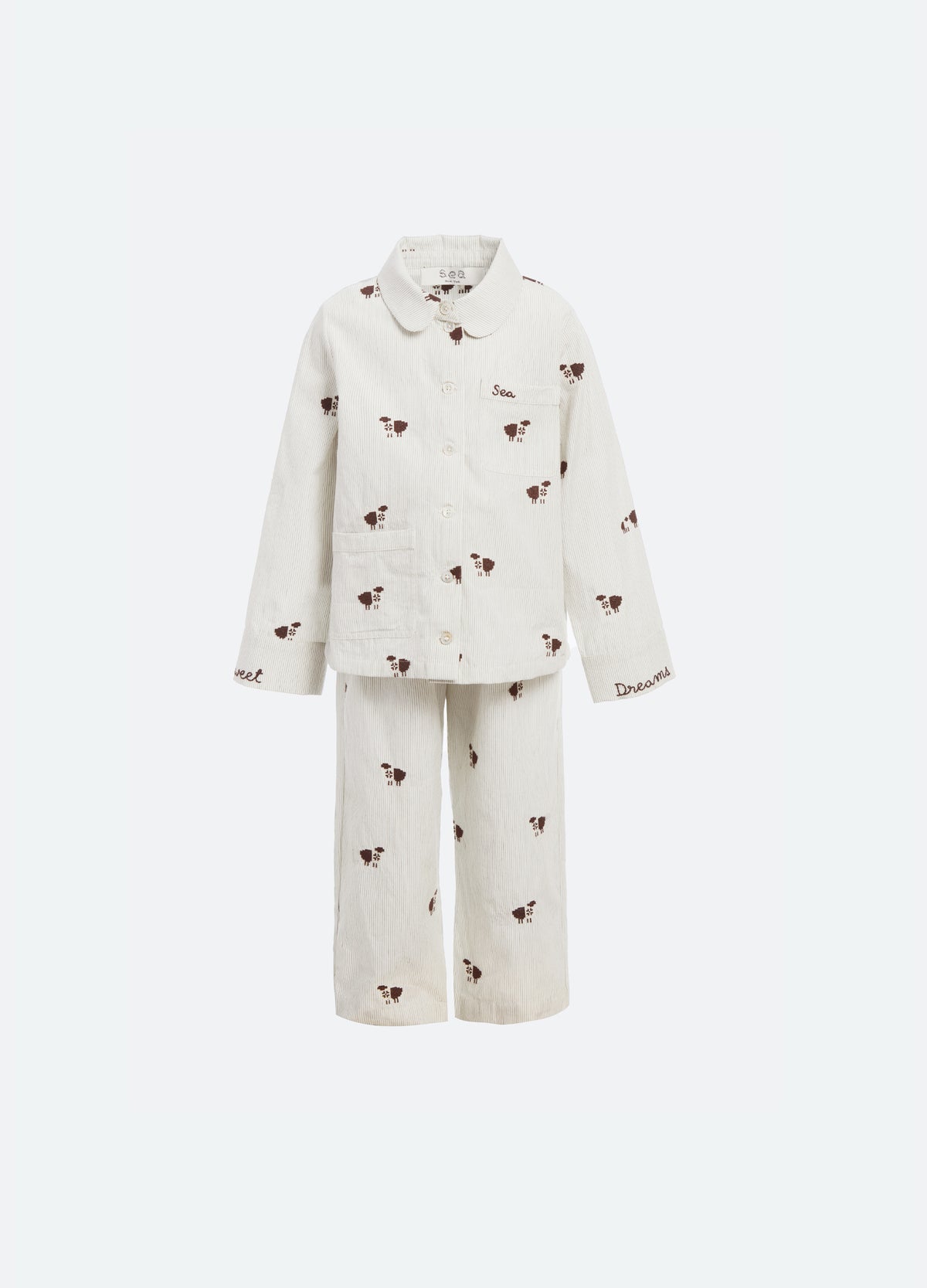 multi-ruthie kids pj set-front view