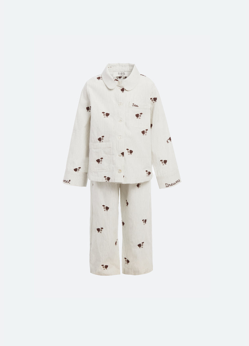 multi-ruthie kids pj set-front view - 1