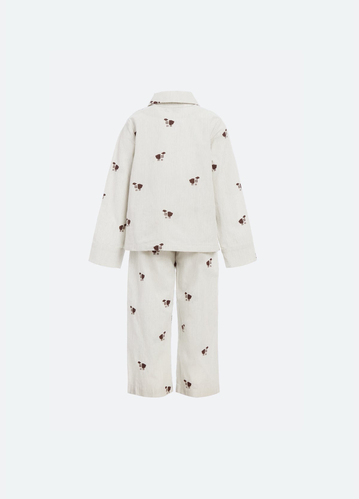 multi-ruthie kids pj set-back view - 2