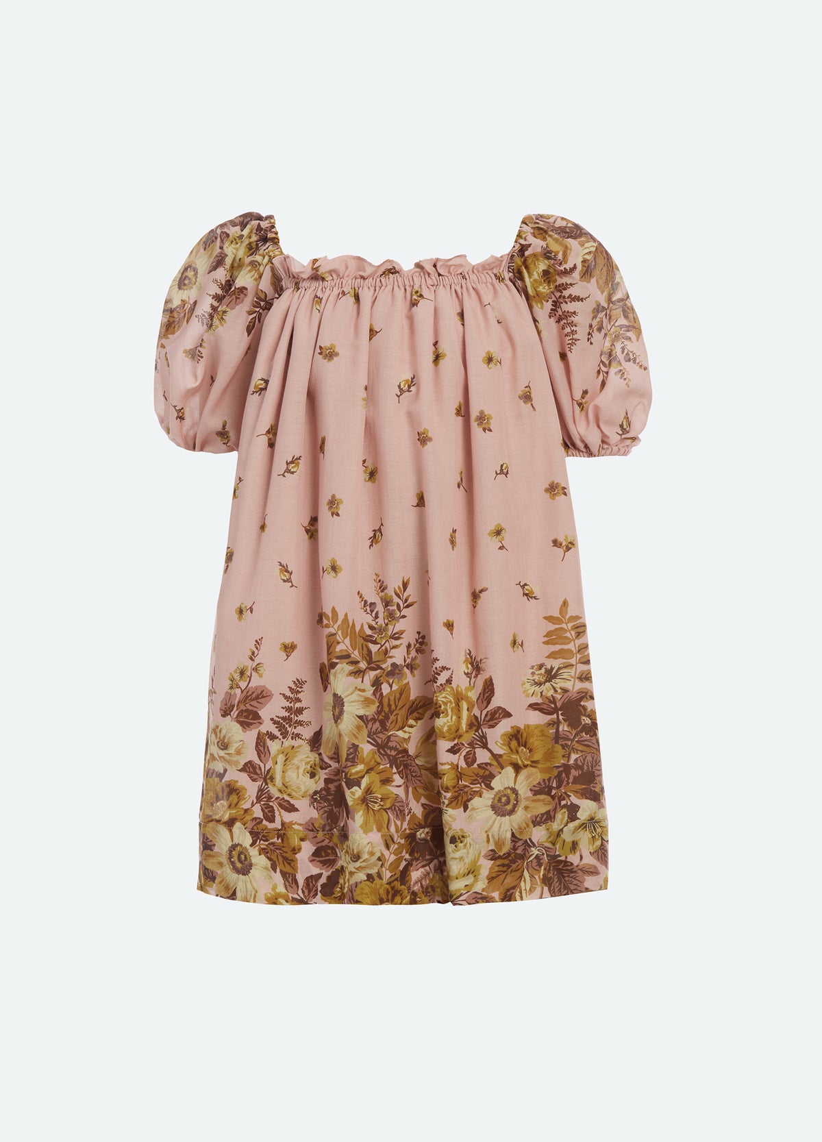 pink-viktoria kids dress-front view