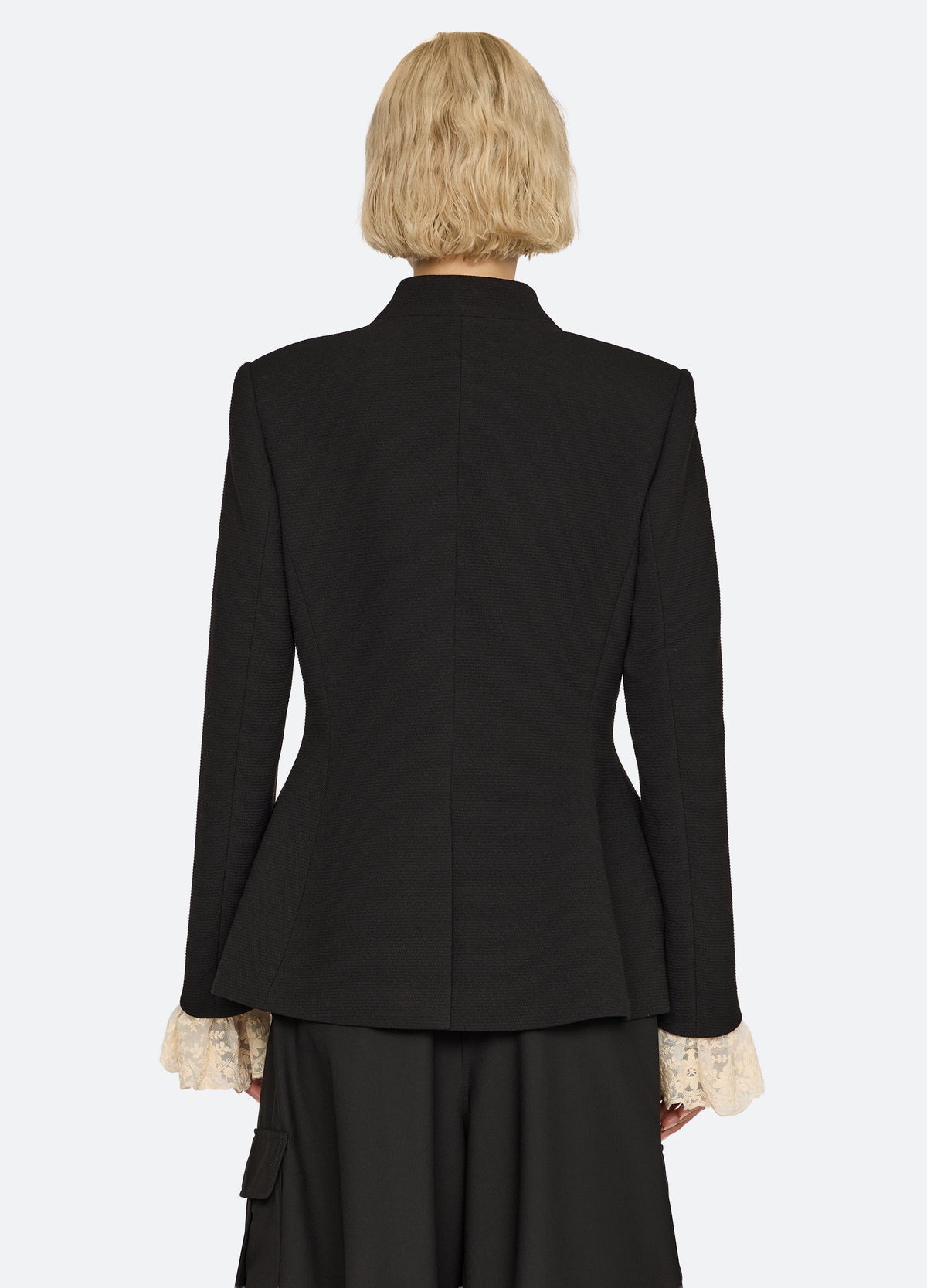 black-danielle jacket-back view - 3