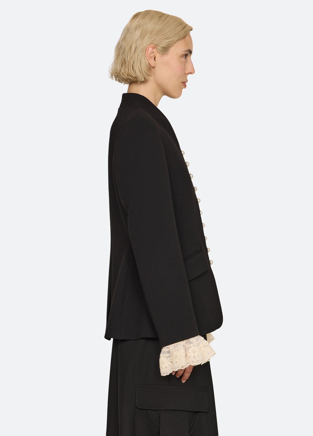 black-danielle jacket-side view - 5