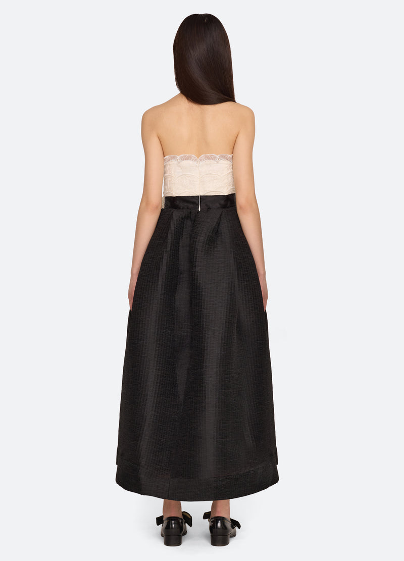 black-evora dress-back view - 4