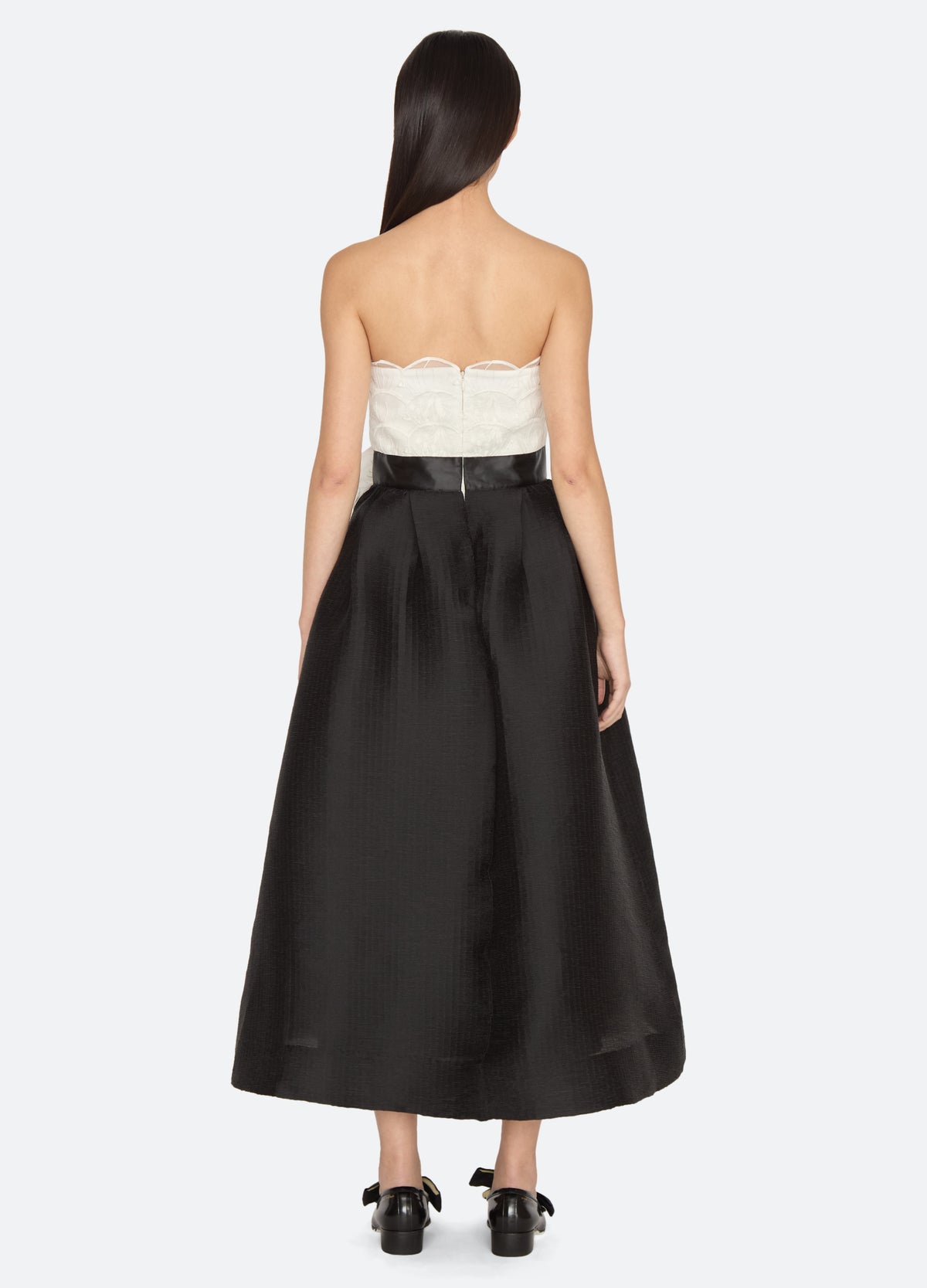 black-evora dress-back view - 4