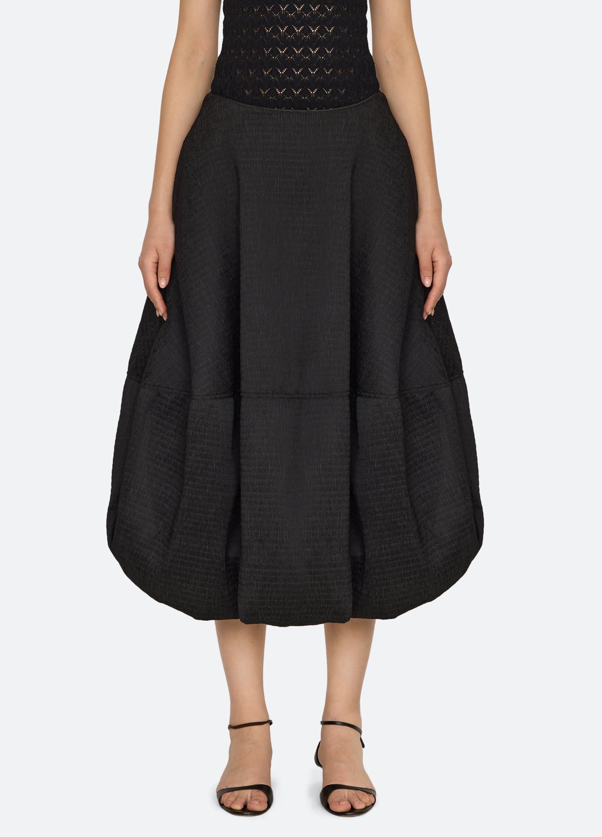 black-evora skirt-front view - 3