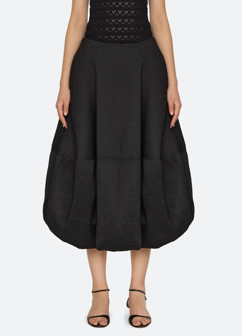 black-evora skirt-front view - 3