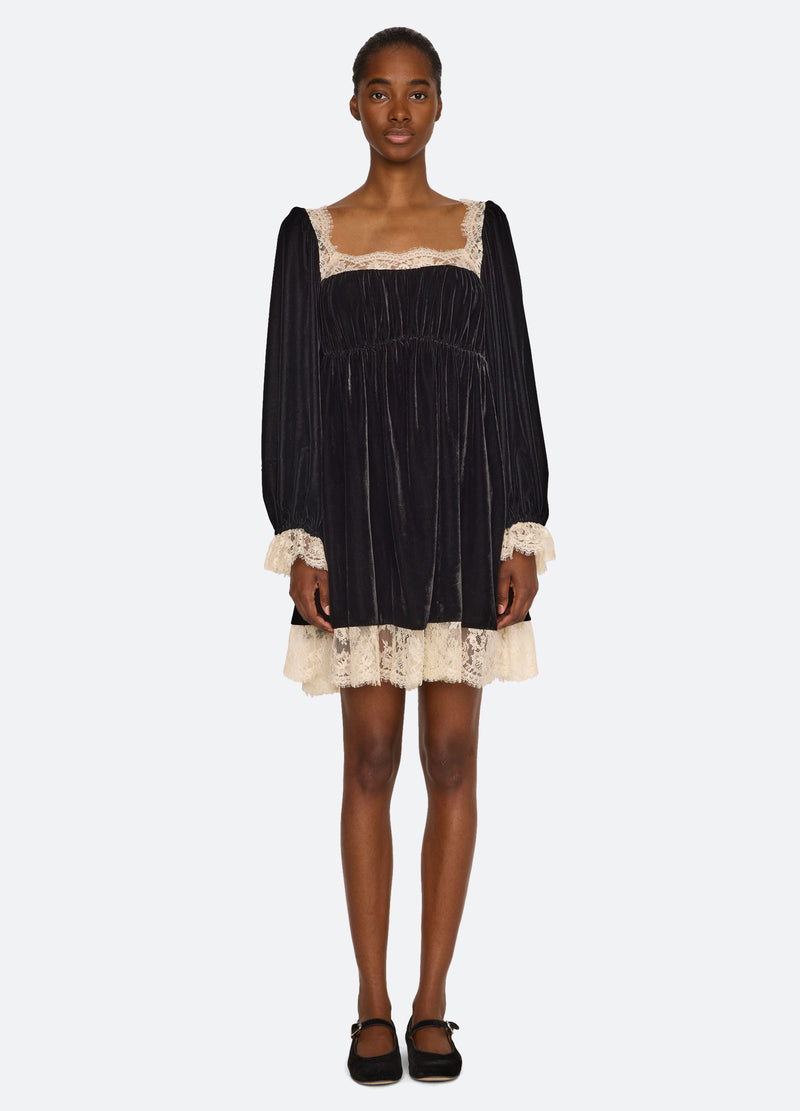 black-hannah dress-front view 2 - 6