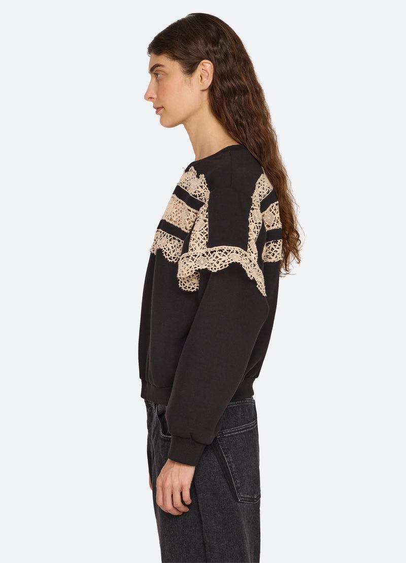 black-jemima sweatshirt-side view - 3