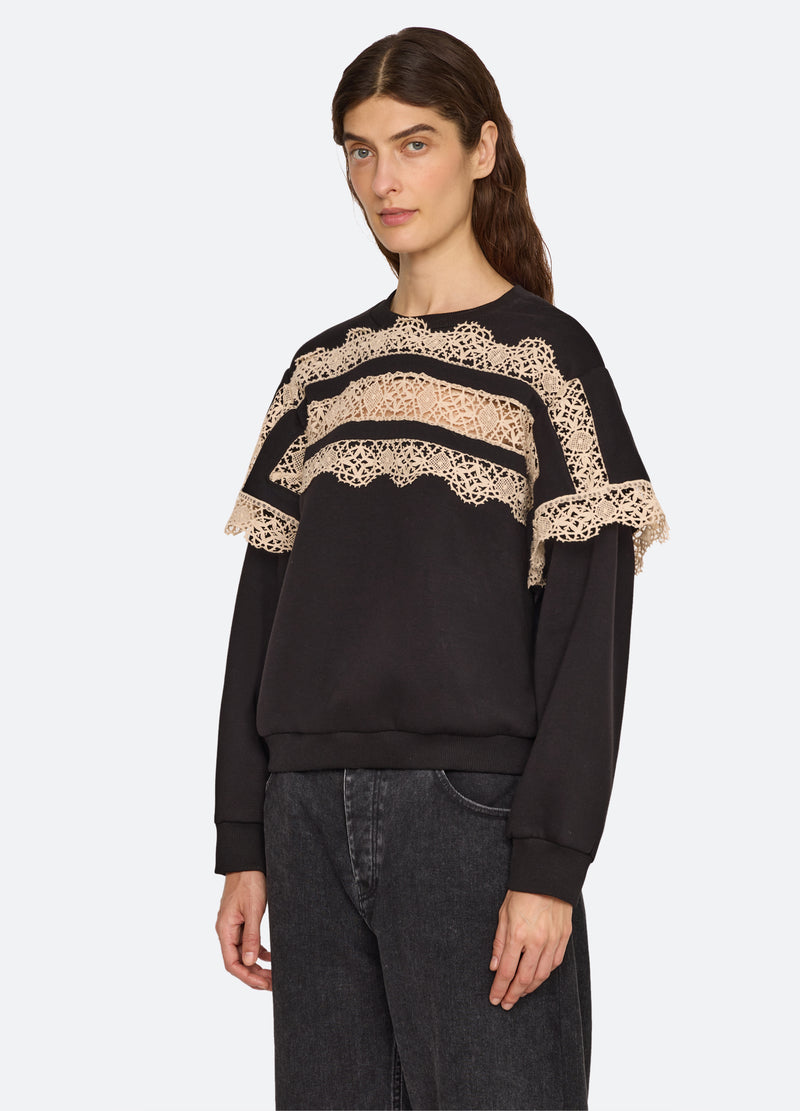 black-jemima sweatshirt-three quarter view - 4