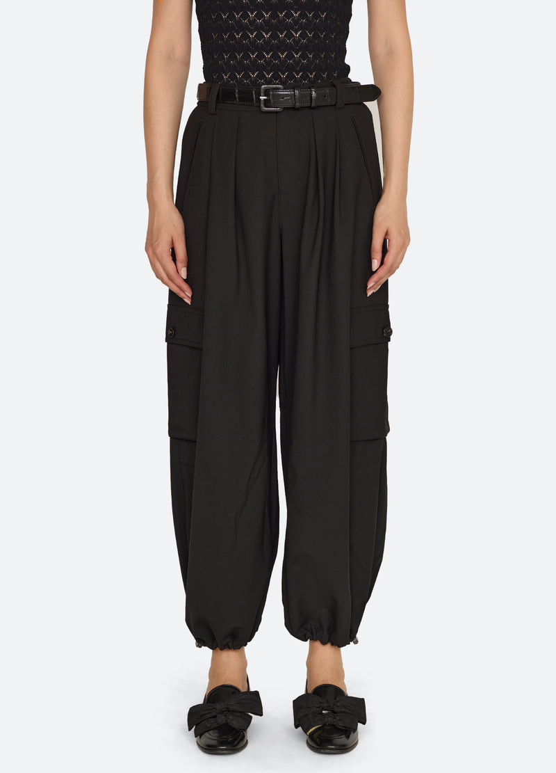 black-jemima pants-front view - 1