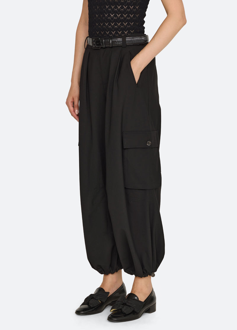 black-jemima pants-three quarter view - 5