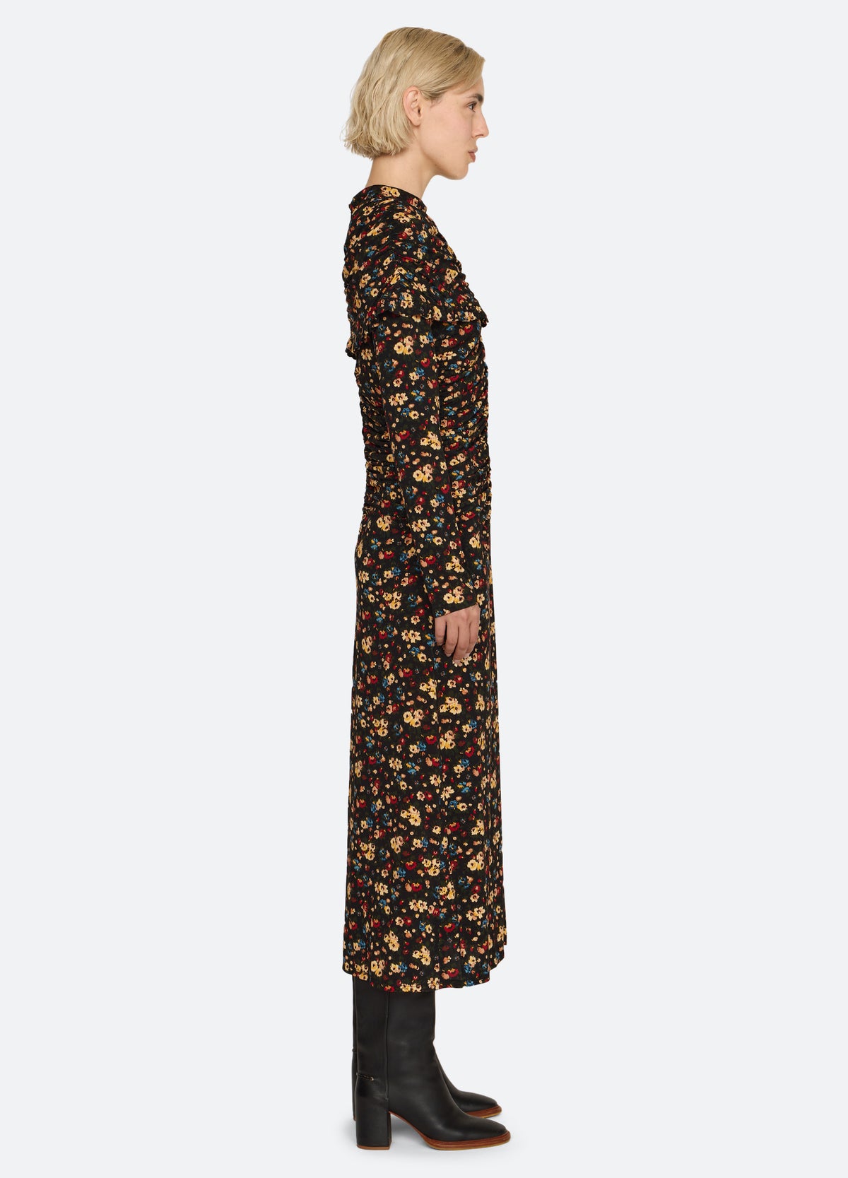 multi-kaiya l/s dress-side view - 3