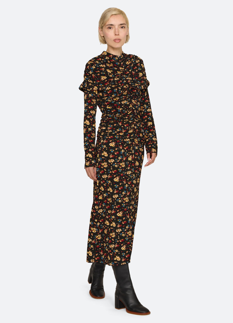 multi-kaiya l/s dress-walking view - 5