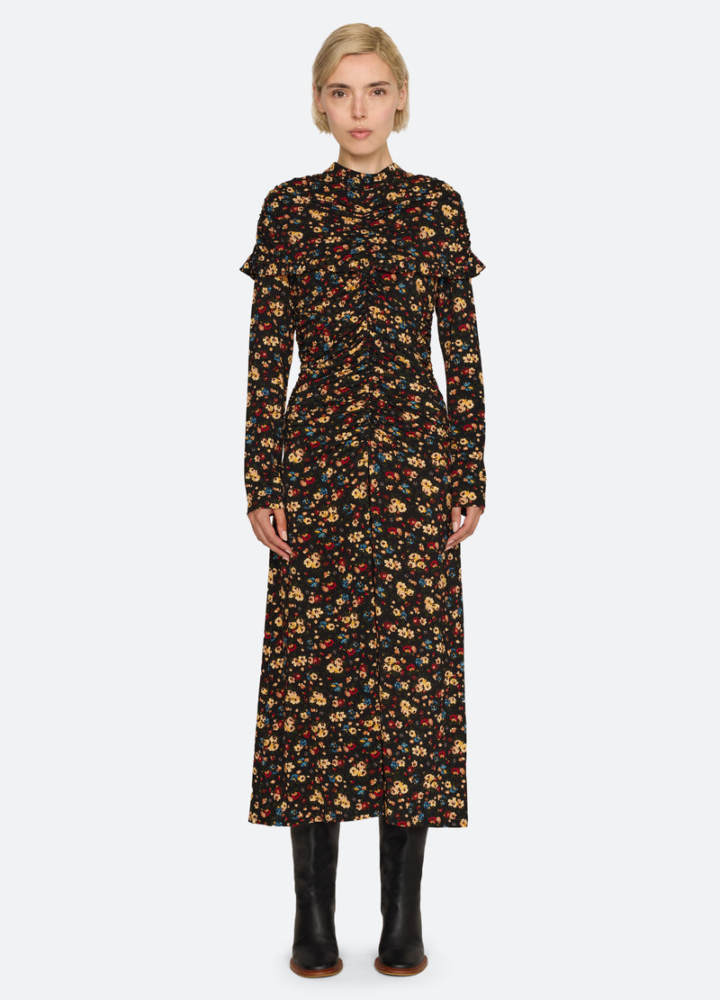multi-kaiya l/s dress-front view 2 - 6
