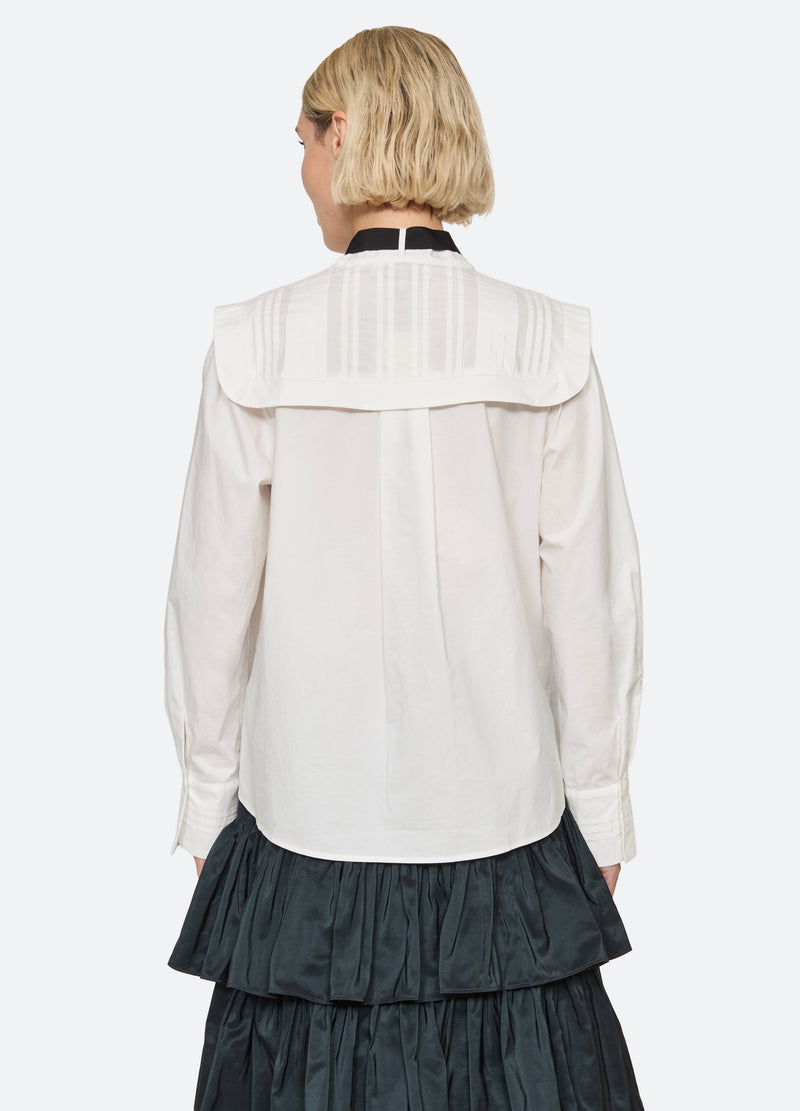 white-kathleen shirt-back view - 3
