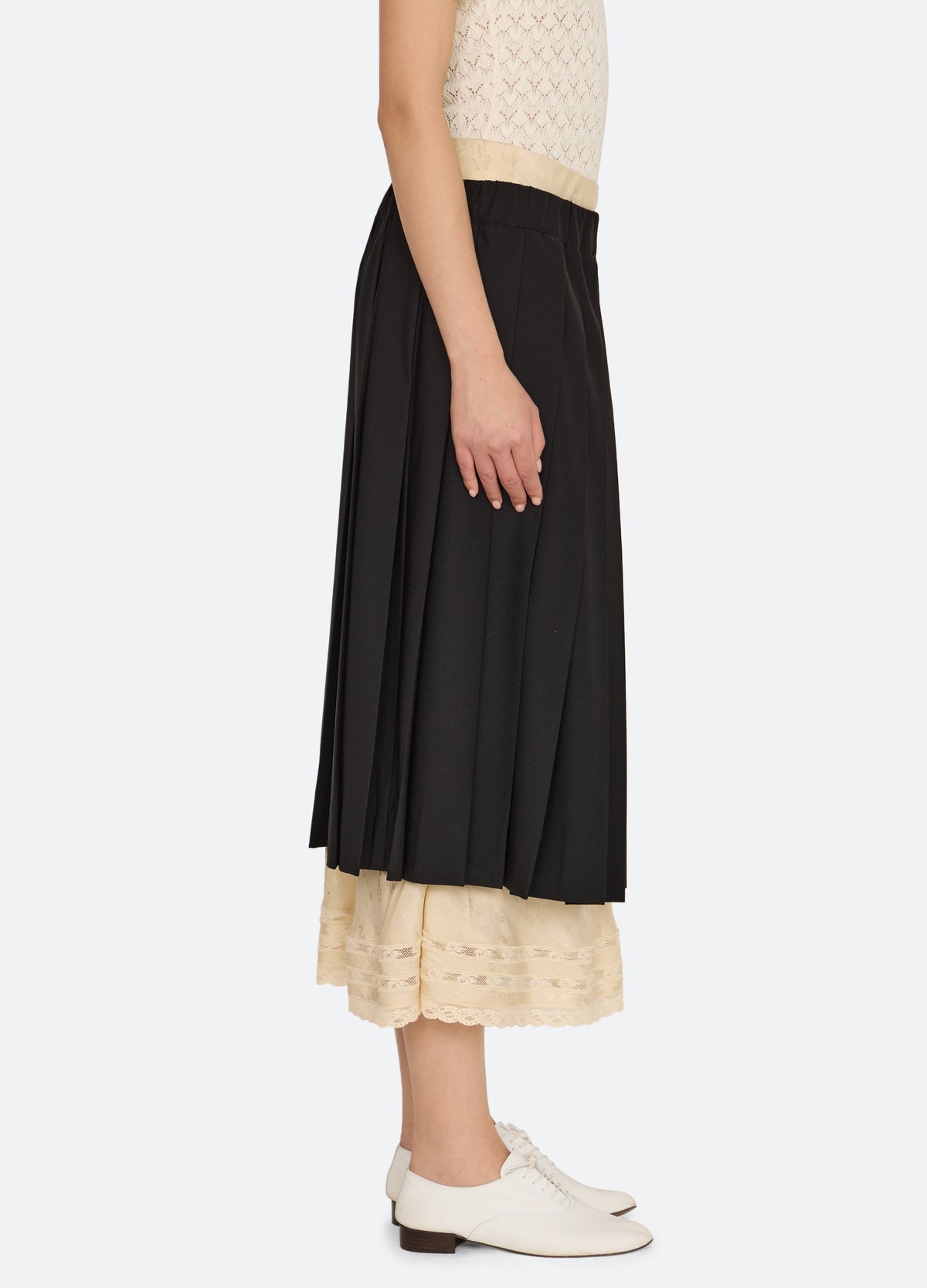 black-kathleen skirt-side view - 5
