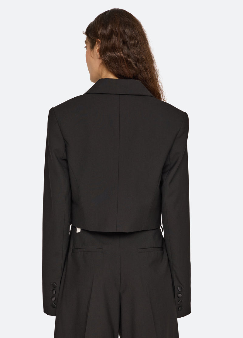 black-kathleen jacket-back view - 3