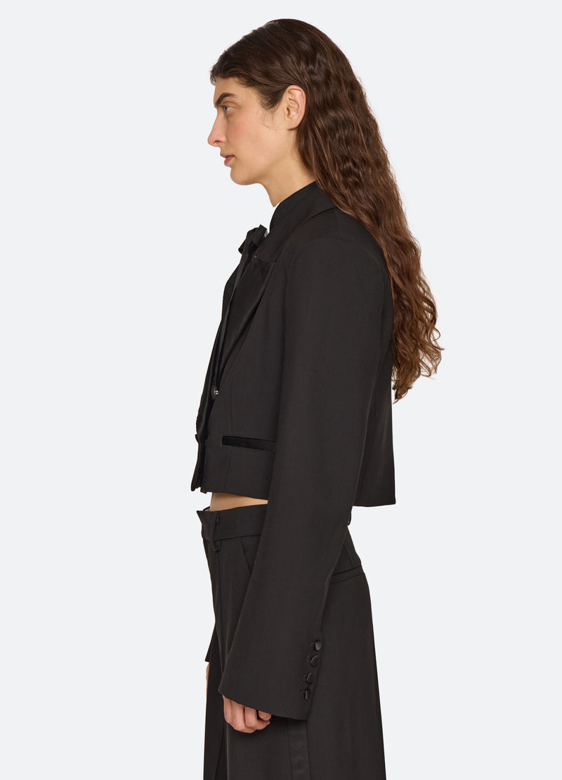 black-kathleen jacket-side view - 4
