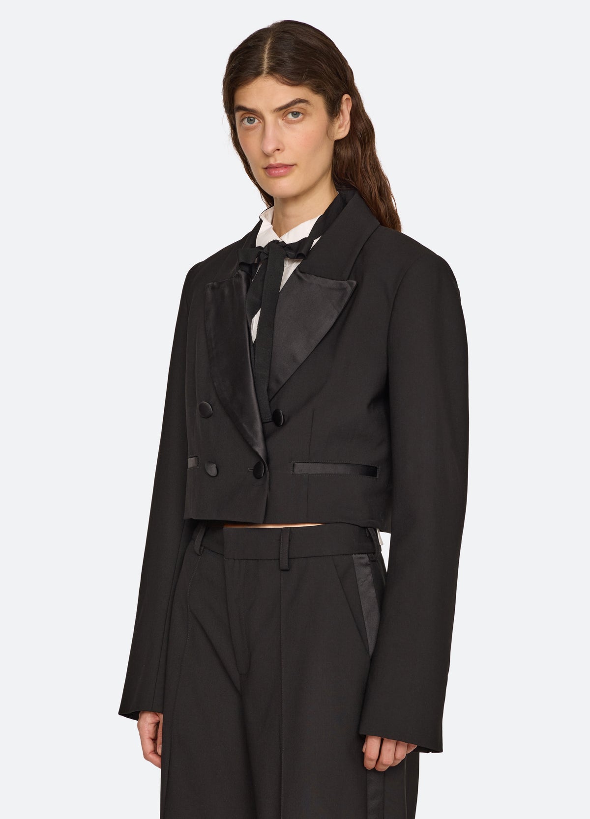 black-kathleen jacket-three quarter view - 5