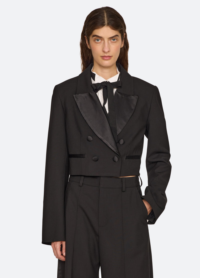 black-kathleen jacket-front view 2 - 6