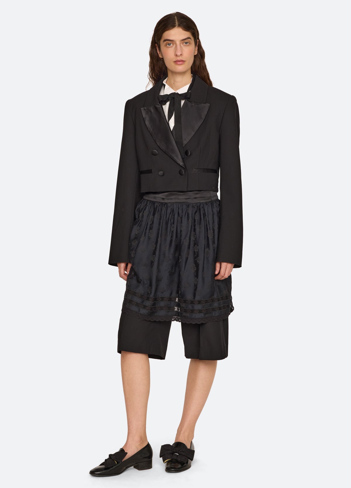 black-kathleen jacket-full body view - 8